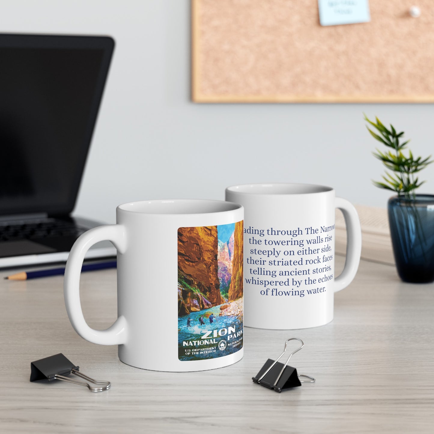 Zion National Park (The Narrows) Ceramic Mug