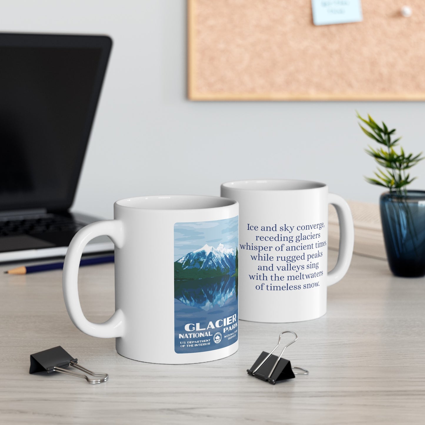 Glacier National Park Ceramic Mug