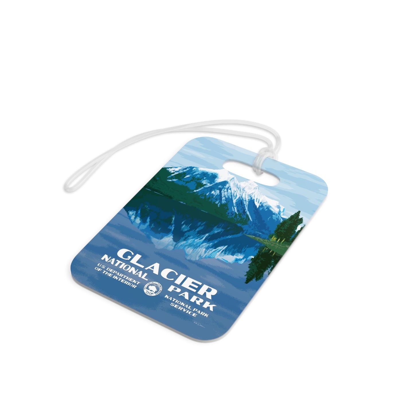 Glacier National Park Bag Tag