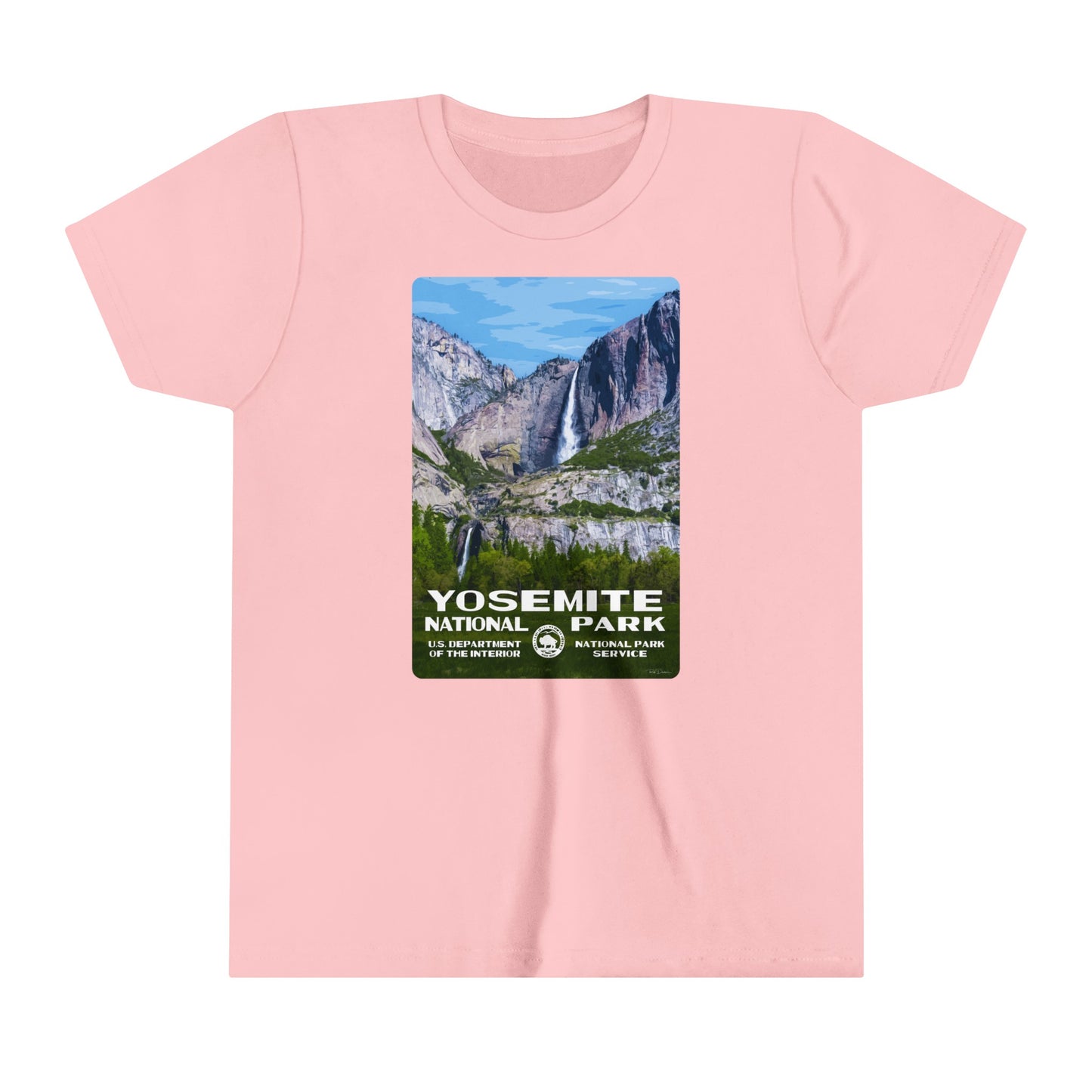 Yosemite National Park (Yosemite Falls) Kids' T-Shirt