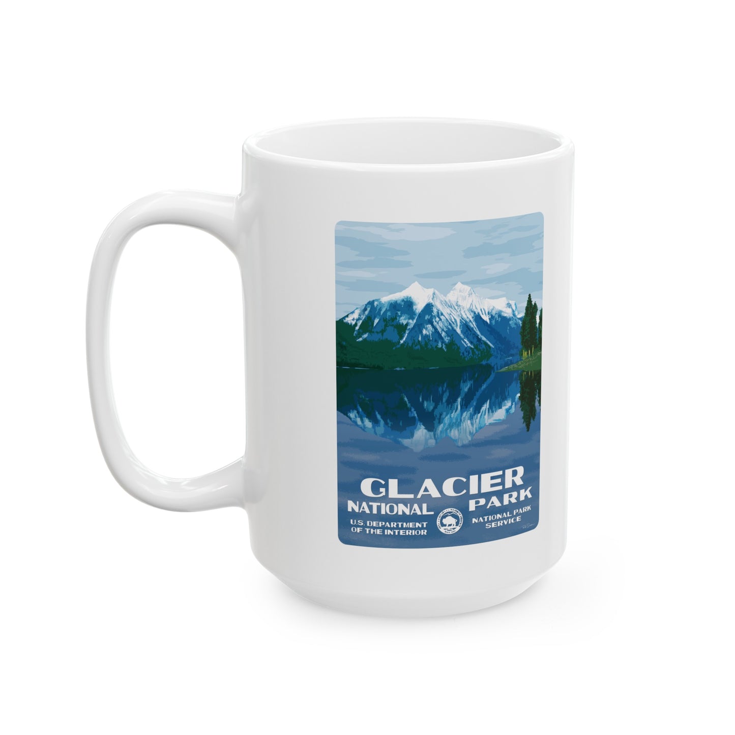 Glacier National Park Ceramic Mug