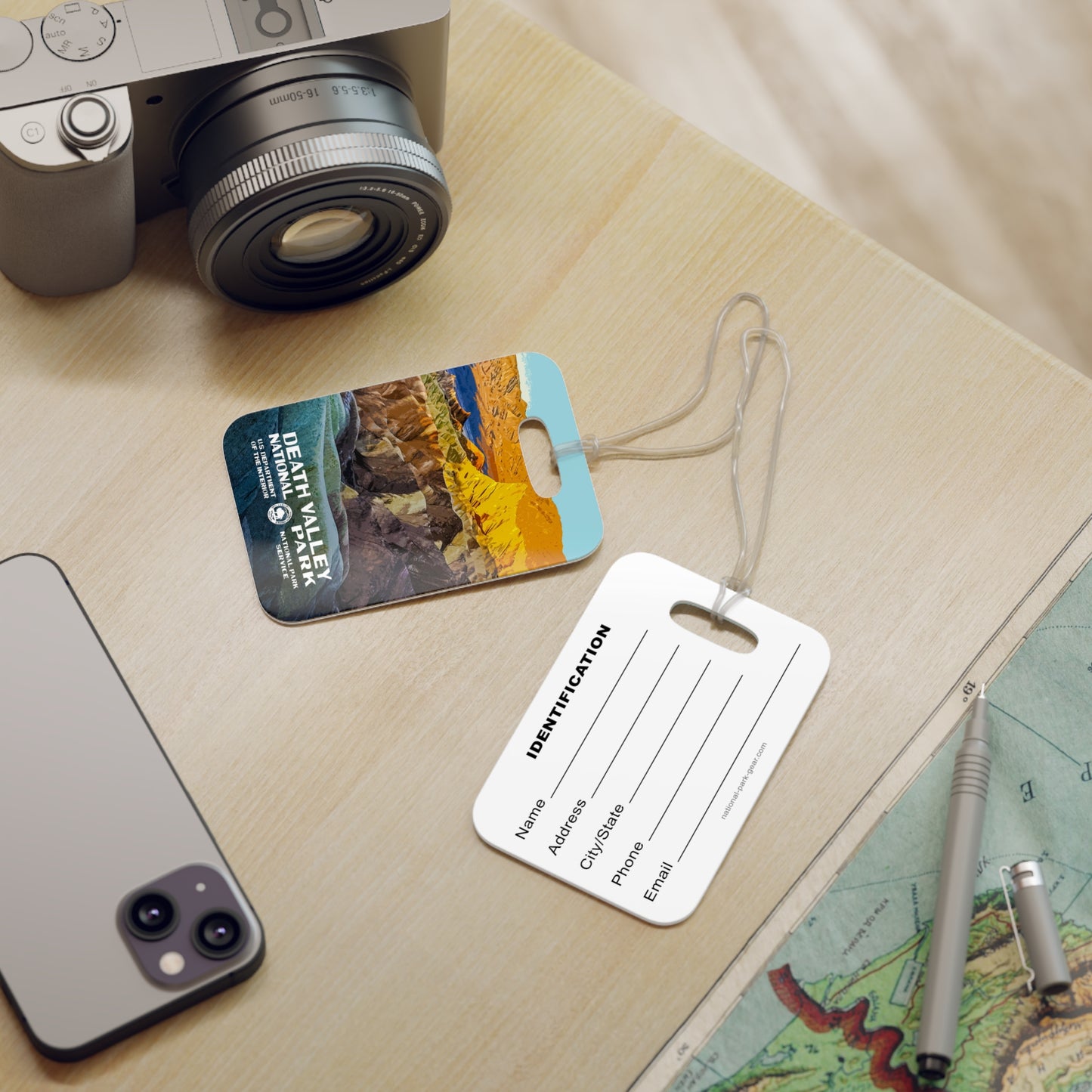 Death Valley National Park, Zabriskie Point Bag Tag