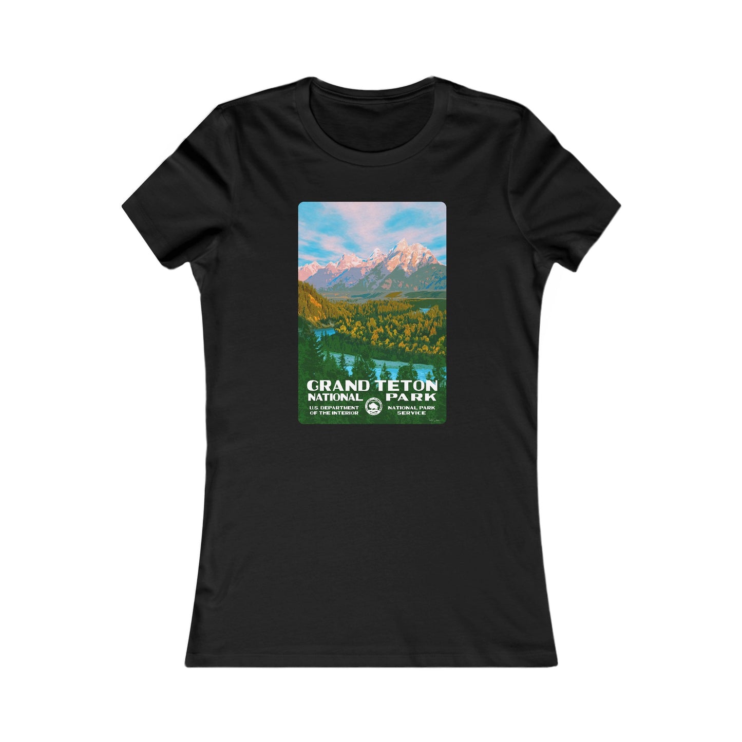 Grand Teton National Park (Snake River) Women's T-Shirt