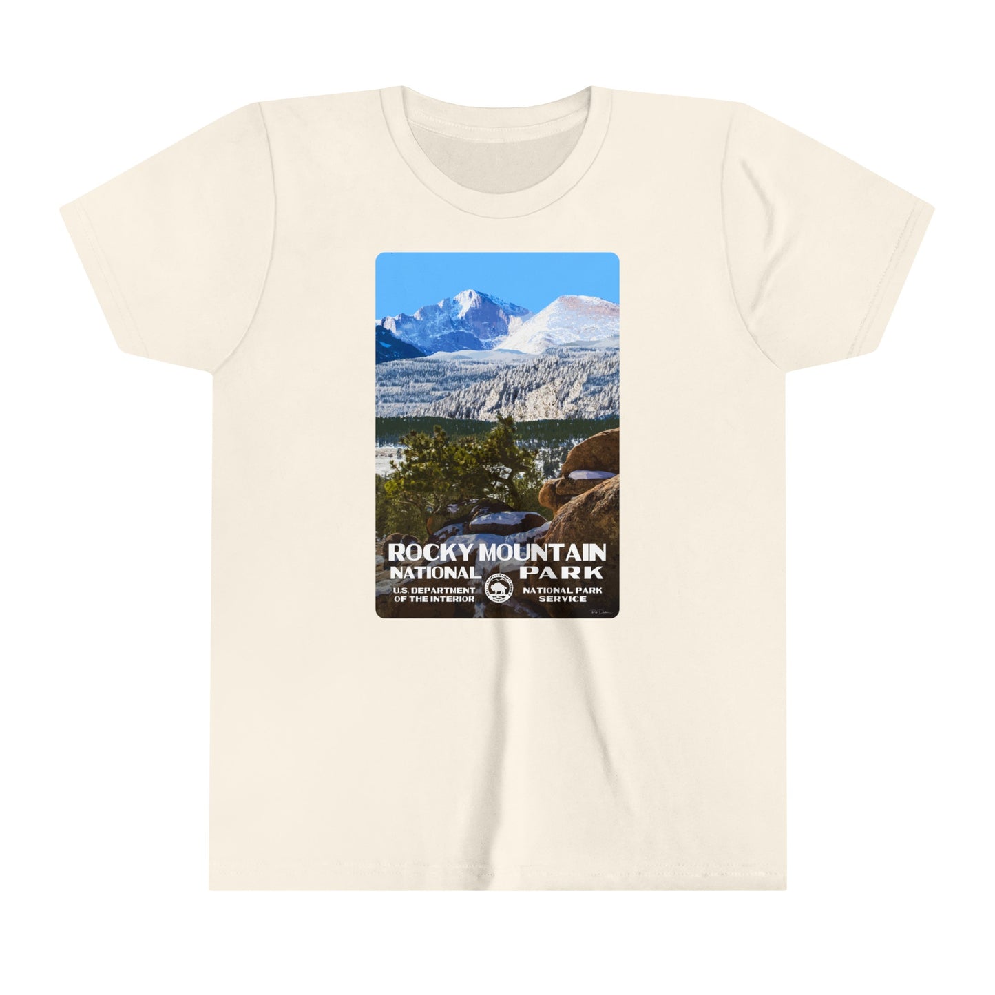 Rocky Mountain National Park (Longs Peak) Kids' T-Shirt