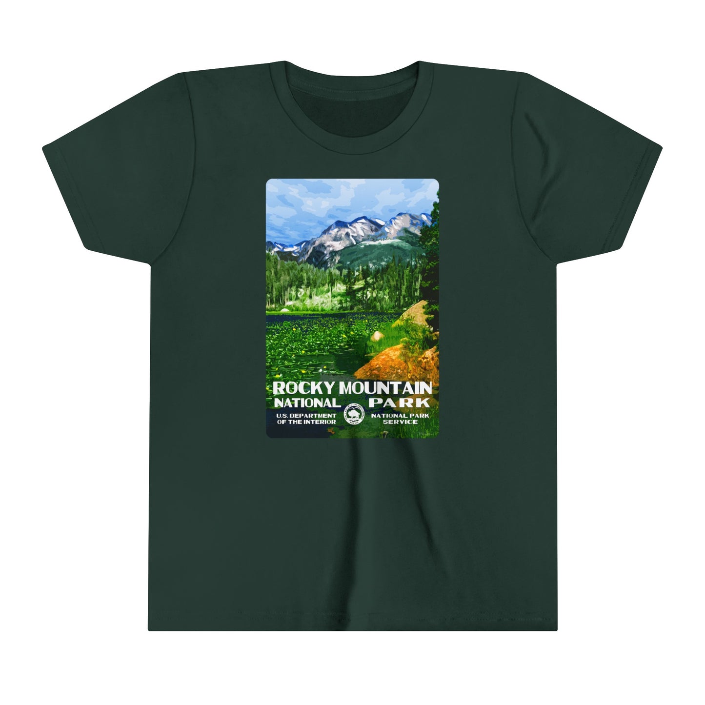 Rocky Mountain National Park (Cub Lake) Kids' T-Shirt