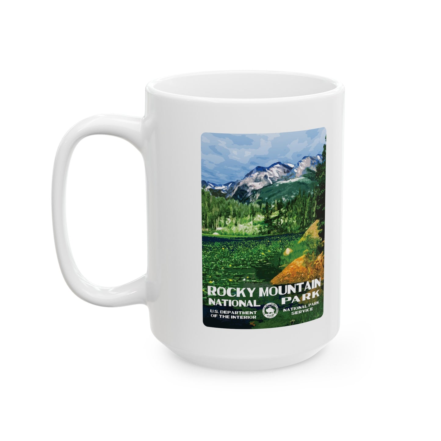 Rocky Mountain National Park (Cub Lake) Ceramic Mug