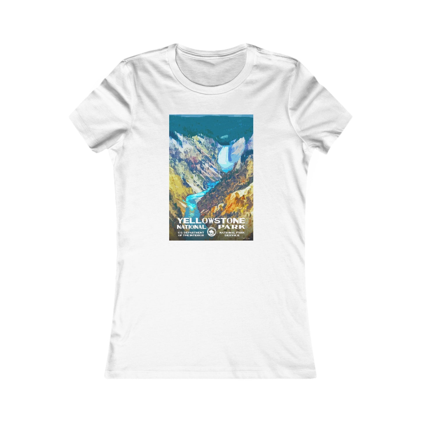 Yellowstone National Park (Lower Falls) Women's T-Shirt