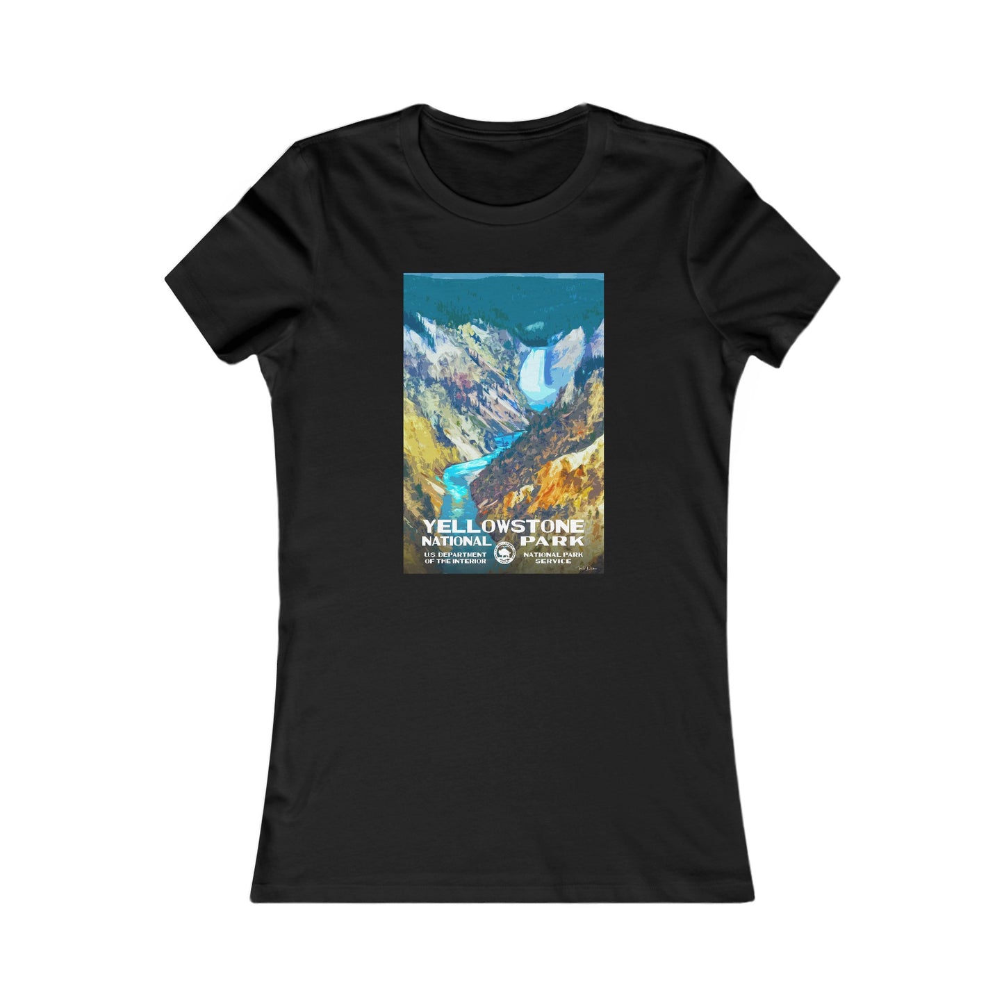 Yellowstone National Park (Lower Falls) Women's T-Shirt