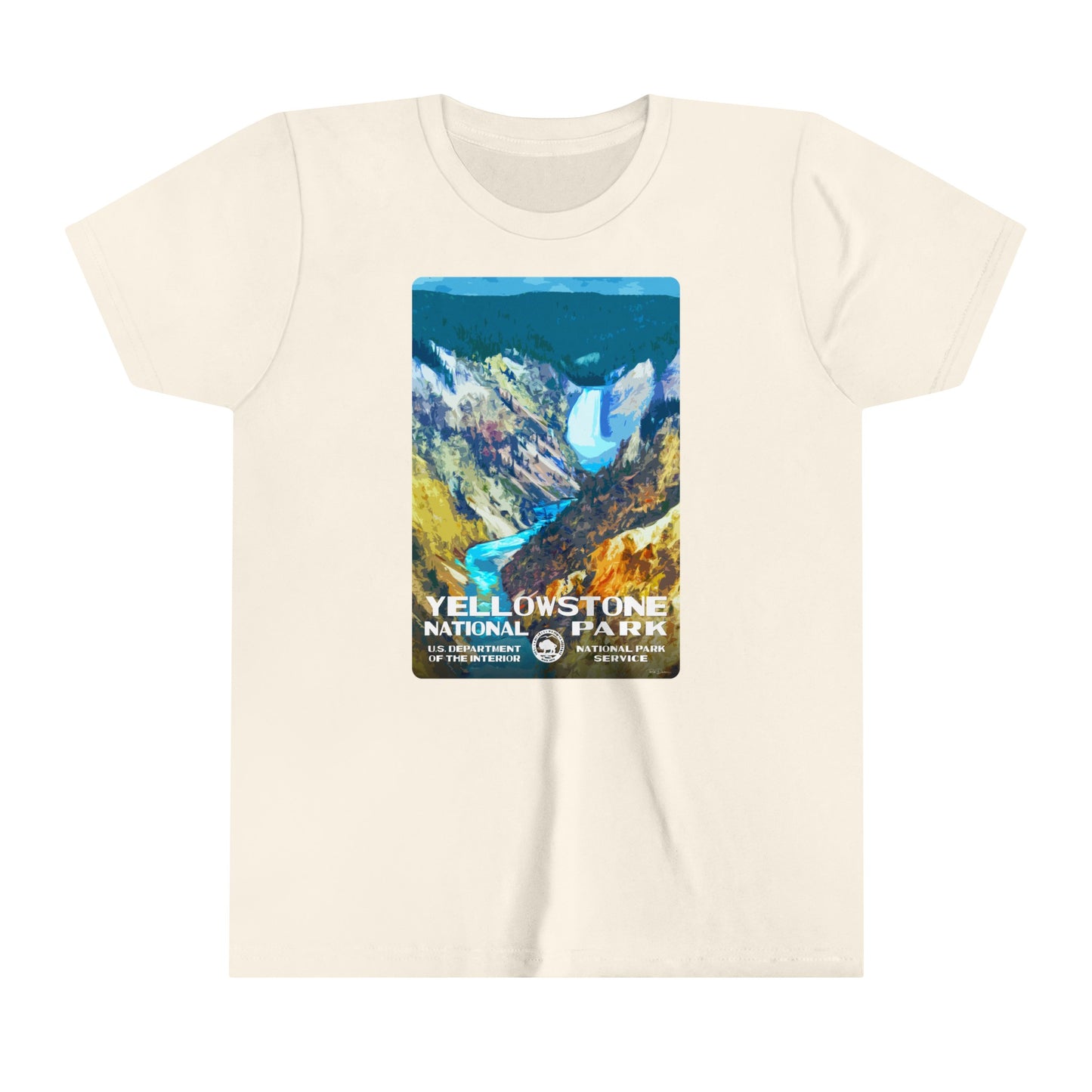 Yellowstone National Park (Lower Falls) Kids' T-Shirt