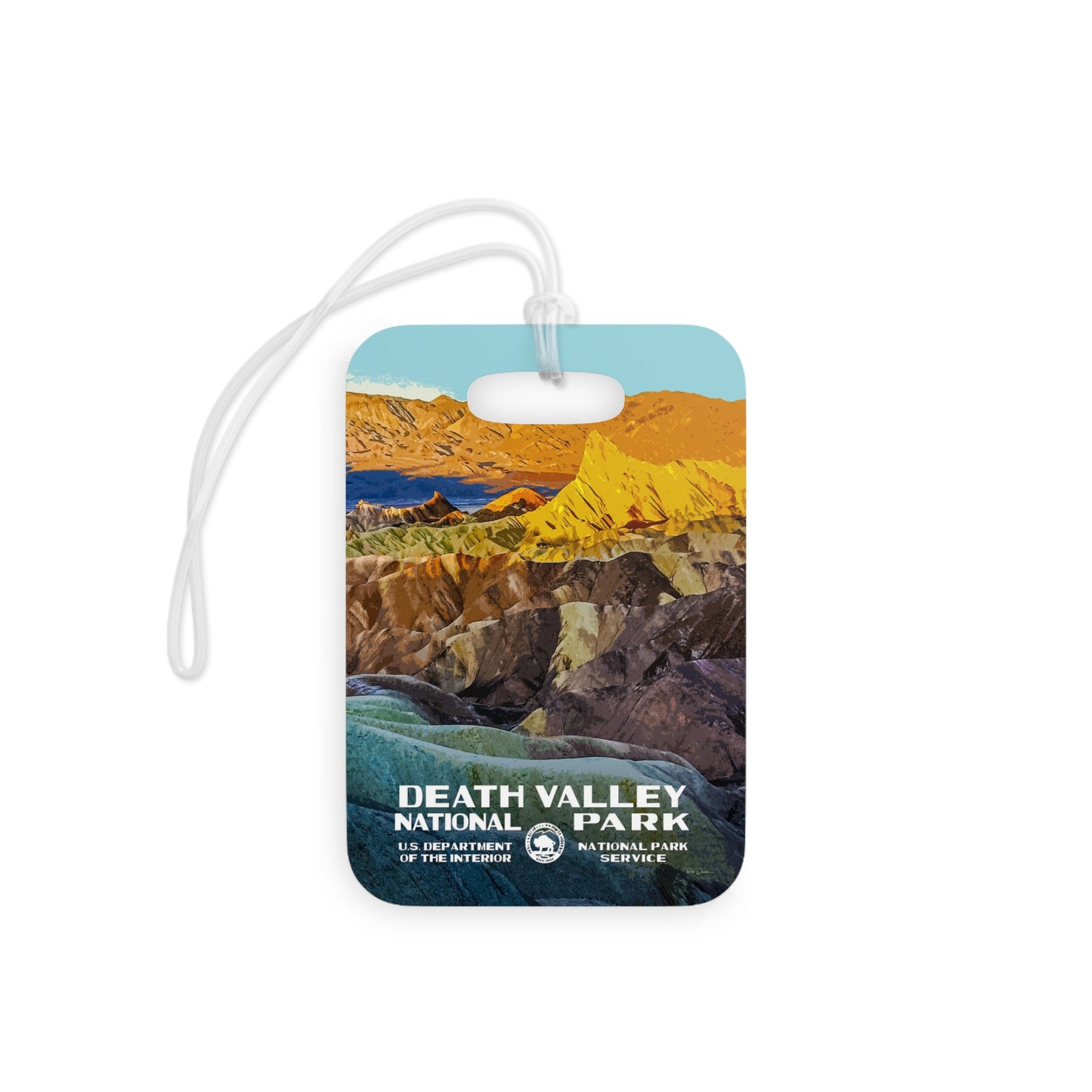 Death Valley National Park, Zabriskie Point Bag Tag