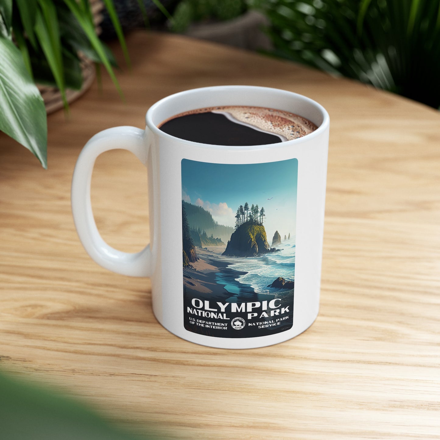 Olympic National Park (Ruby Beach) Ceramic Mug