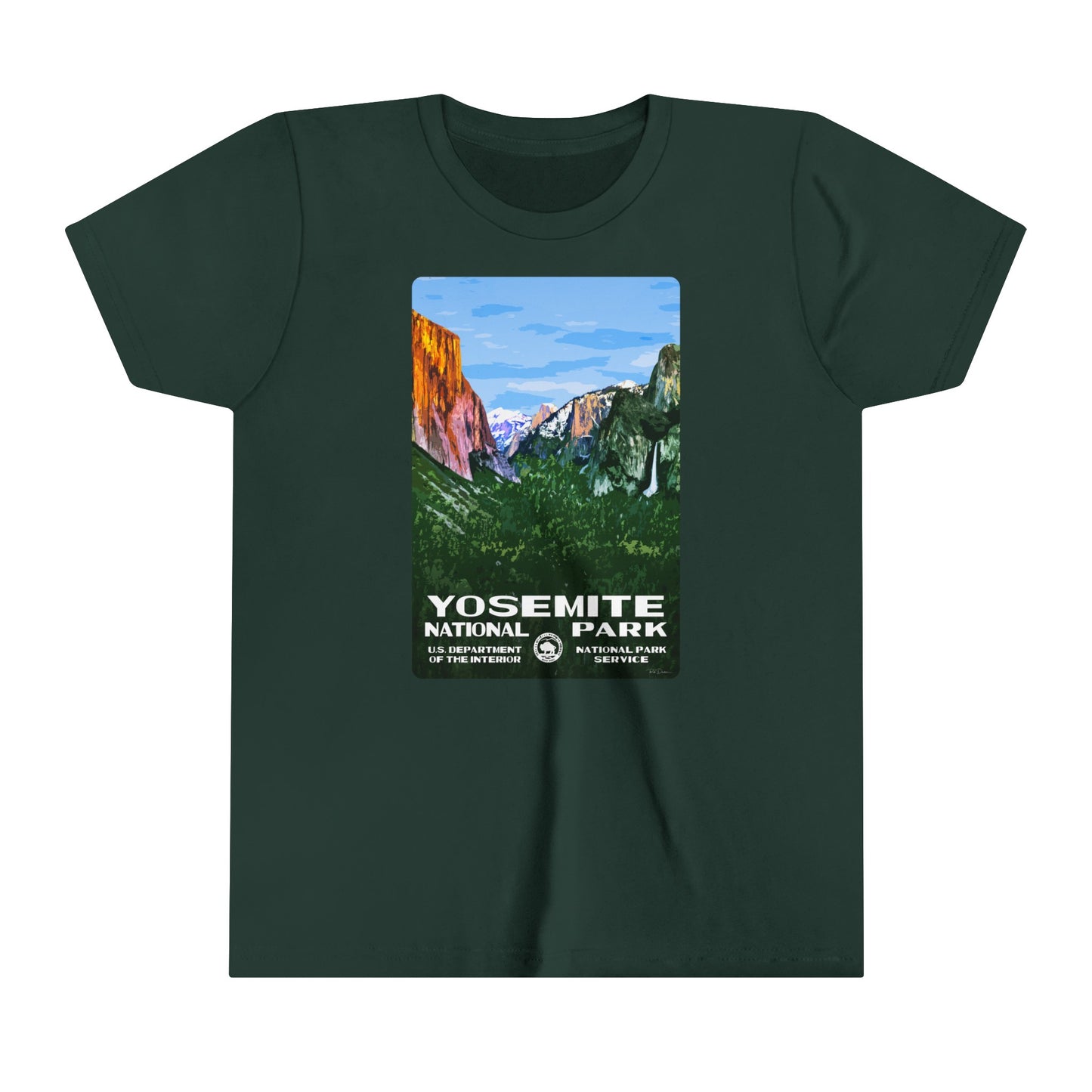 Yosemite National Park (Tunnel View) Kids' T-Shirt