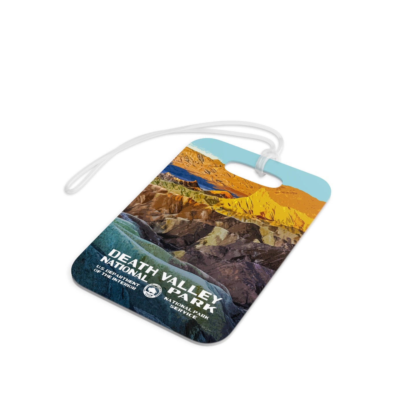 Death Valley National Park, Zabriskie Point Bag Tag