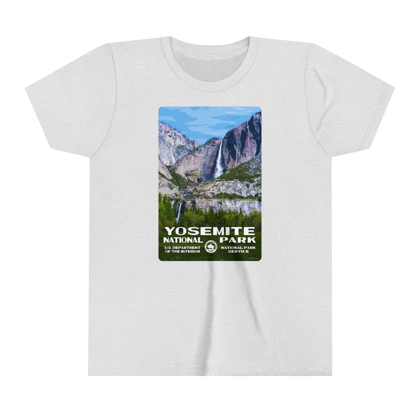 Yosemite National Park (Yosemite Falls) Kids' T-Shirt