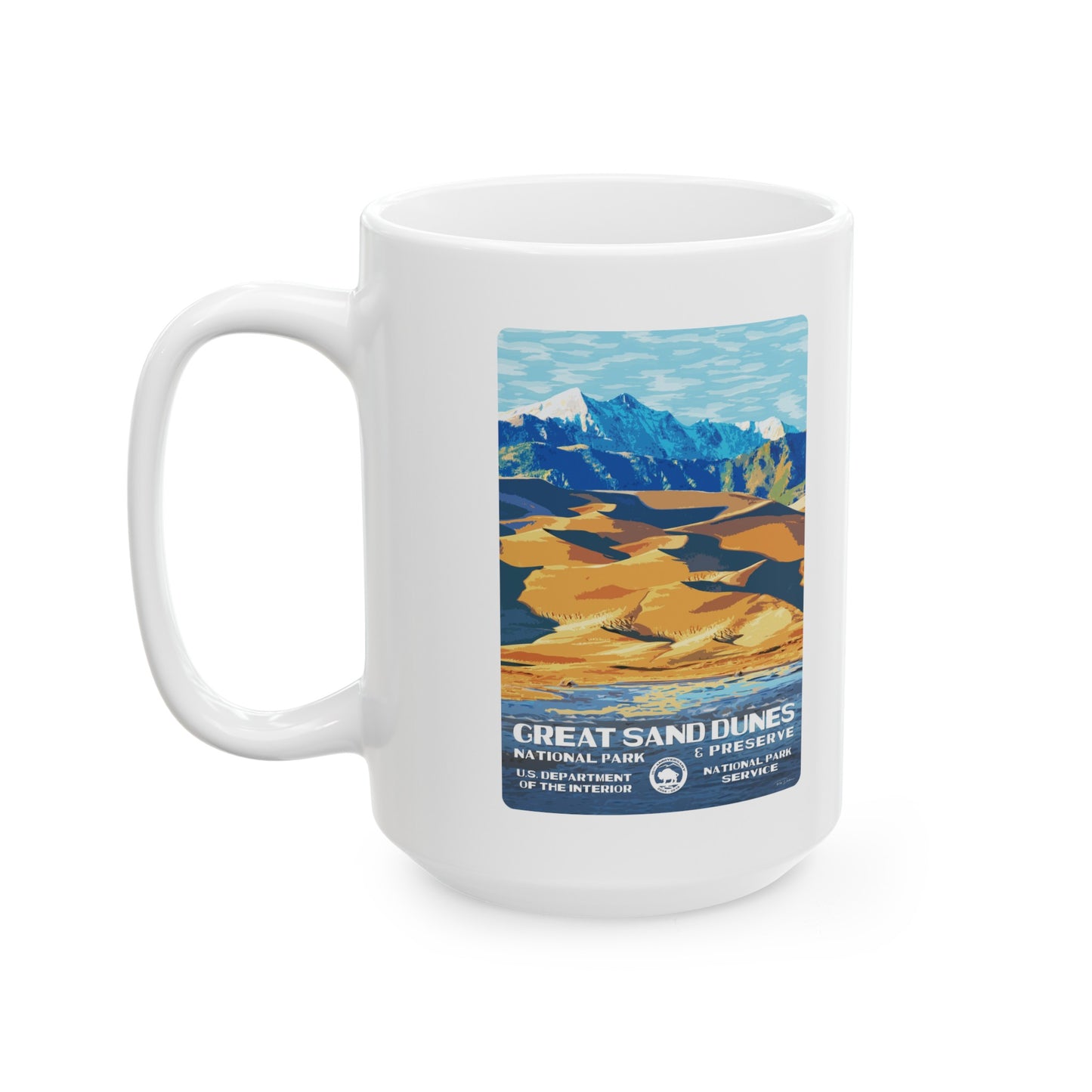 Great Sand Dunes National Park Ceramic Mug