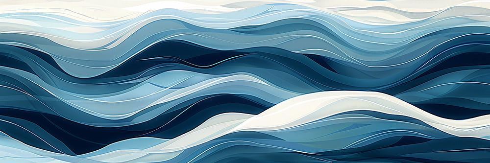 Pacific Ocean Scrunchie