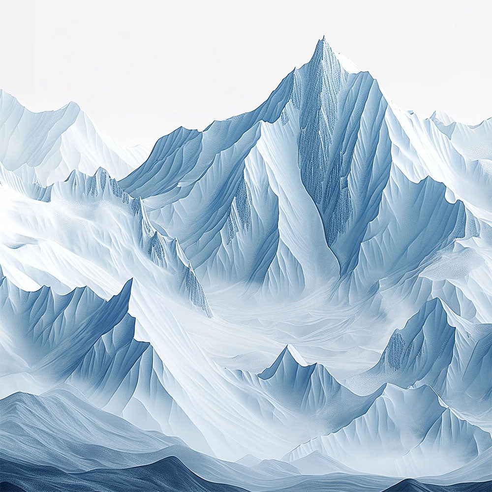 Rocky Mountain Snow Capped Scrunchie