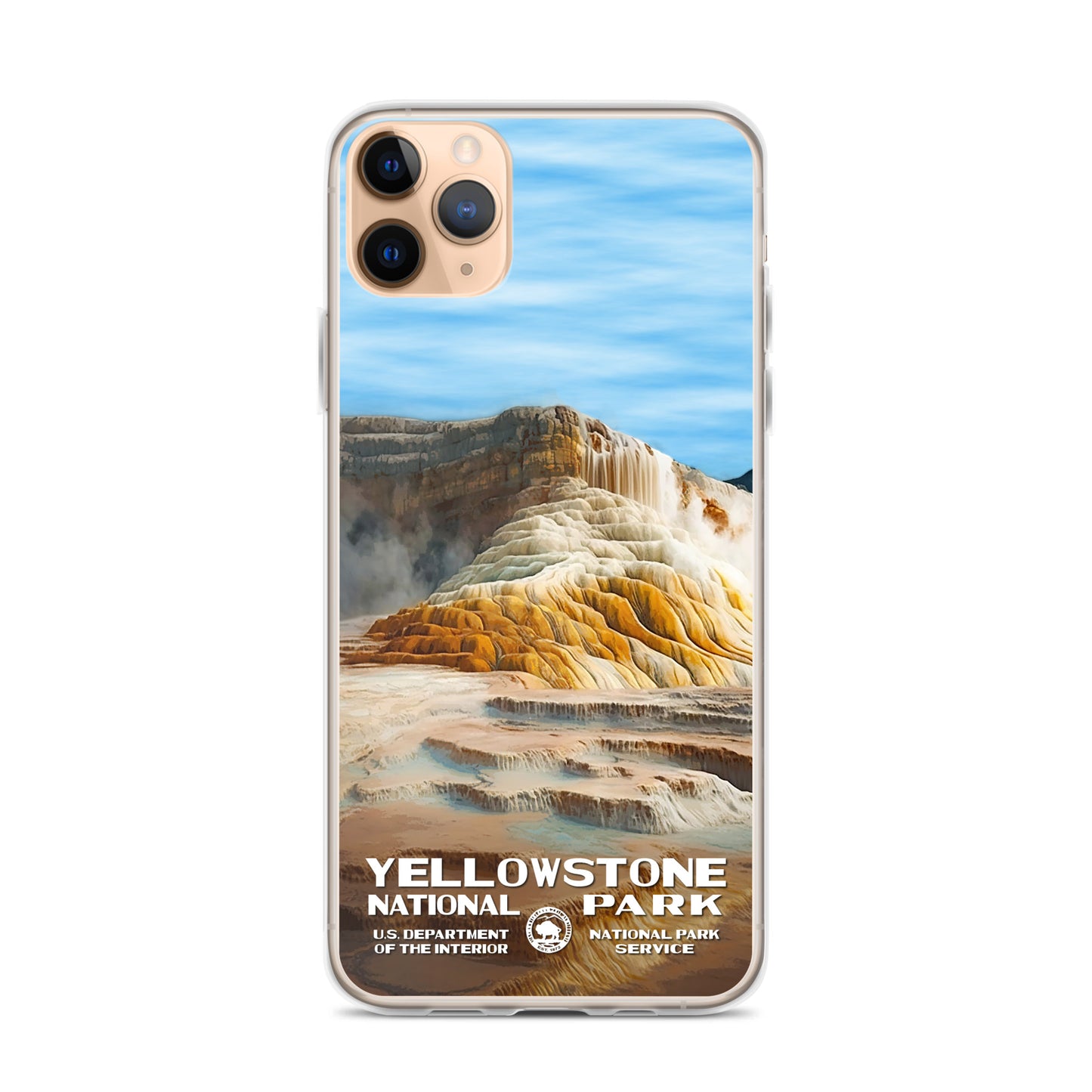 Yellowstone Mammoth Falls National Park iPhone®