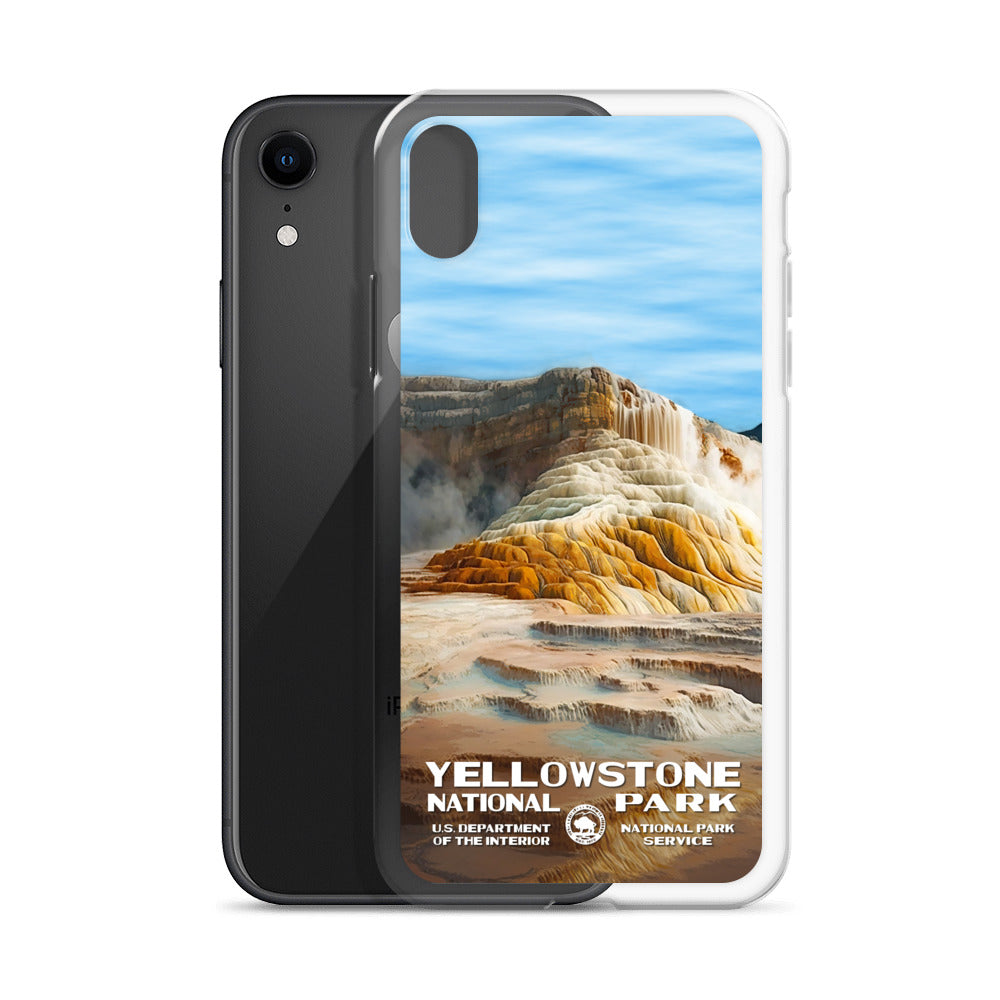 Yellowstone Mammoth Falls National Park iPhone®