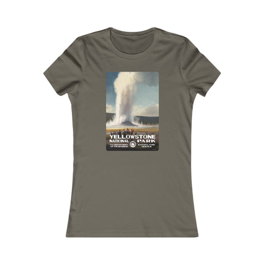 Yellowstone National Park - Old Faithful Women's T-Shirt