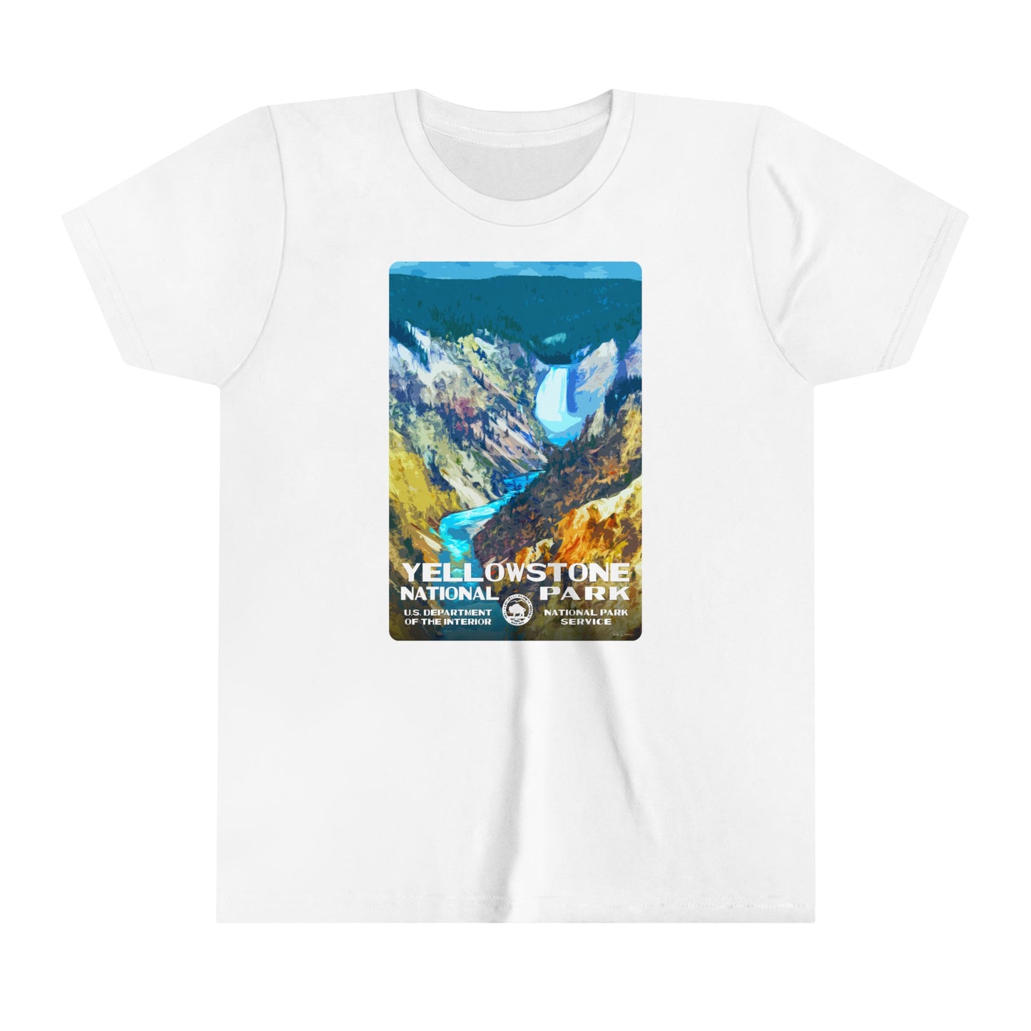 Yellowstone National Park (Lower Falls) Kids' T-Shirt