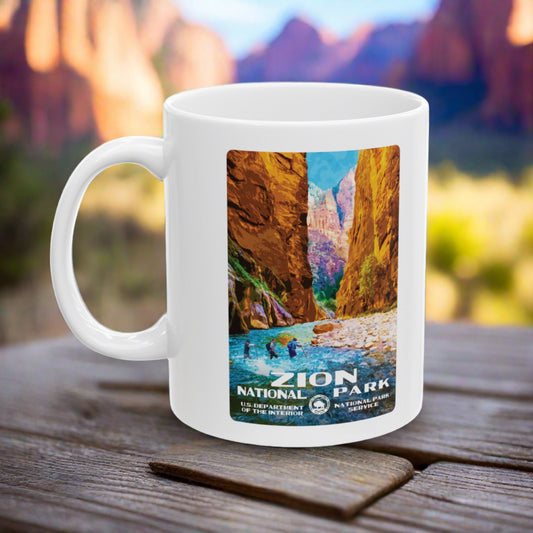 Zion National Park (The Narrows) Ceramic Mug