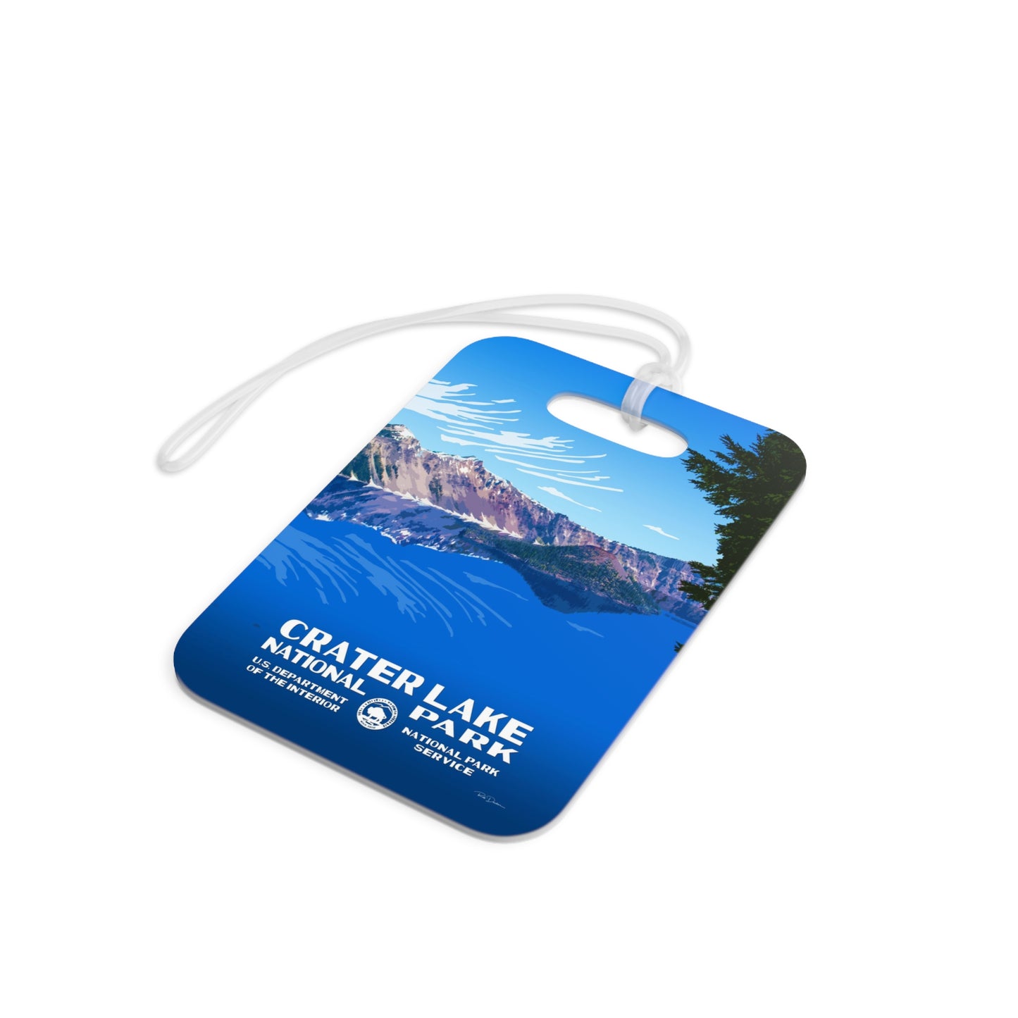 Crater Lake National Park Bag Tag