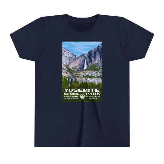 Yosemite National Park (Yosemite Falls) Kids' T-Shirt