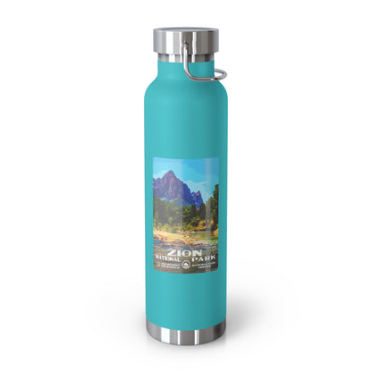 Zion National Park (The Watchman) Water Bottle