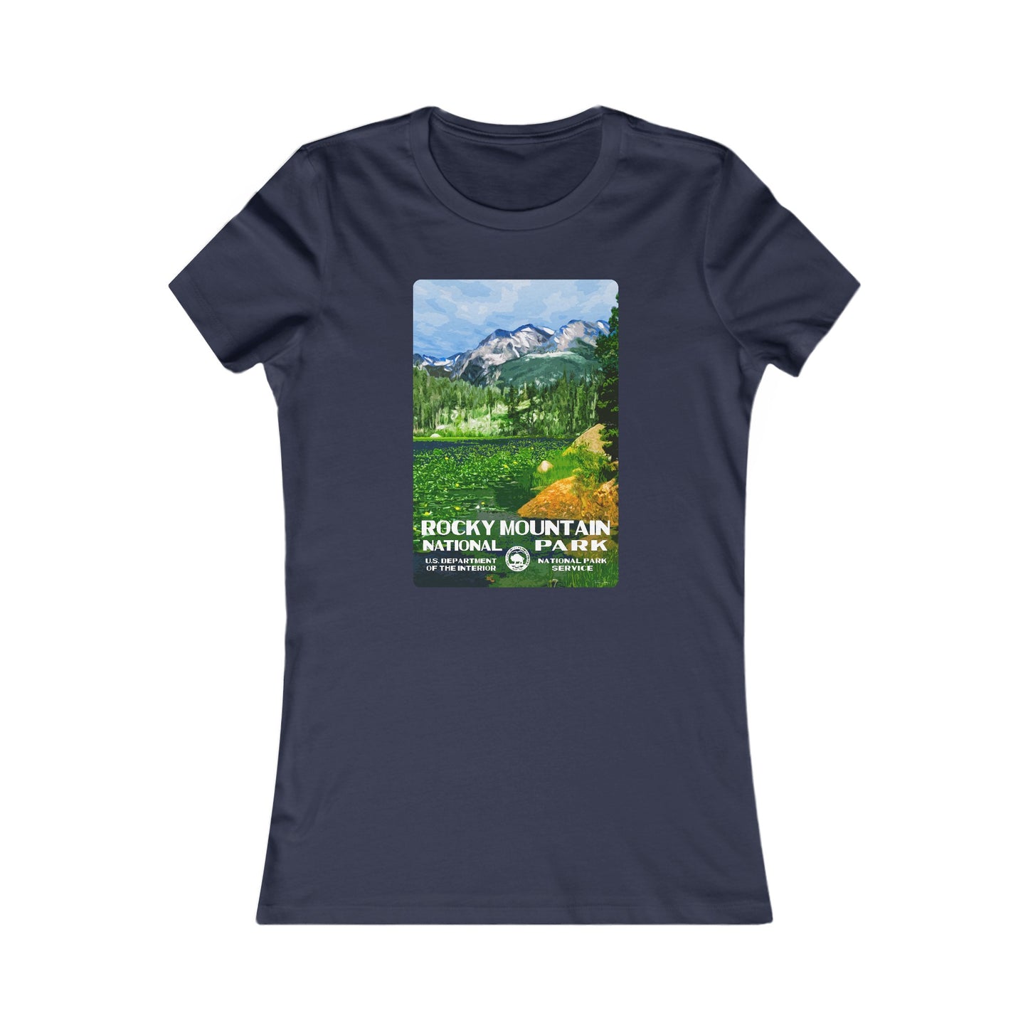 Rocky Mountain National Park (Cub Lake) Women's T-Shirt