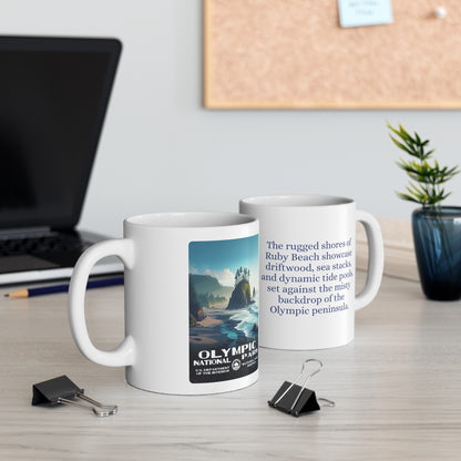 Olympic National Park (Ruby Beach) Ceramic Mug