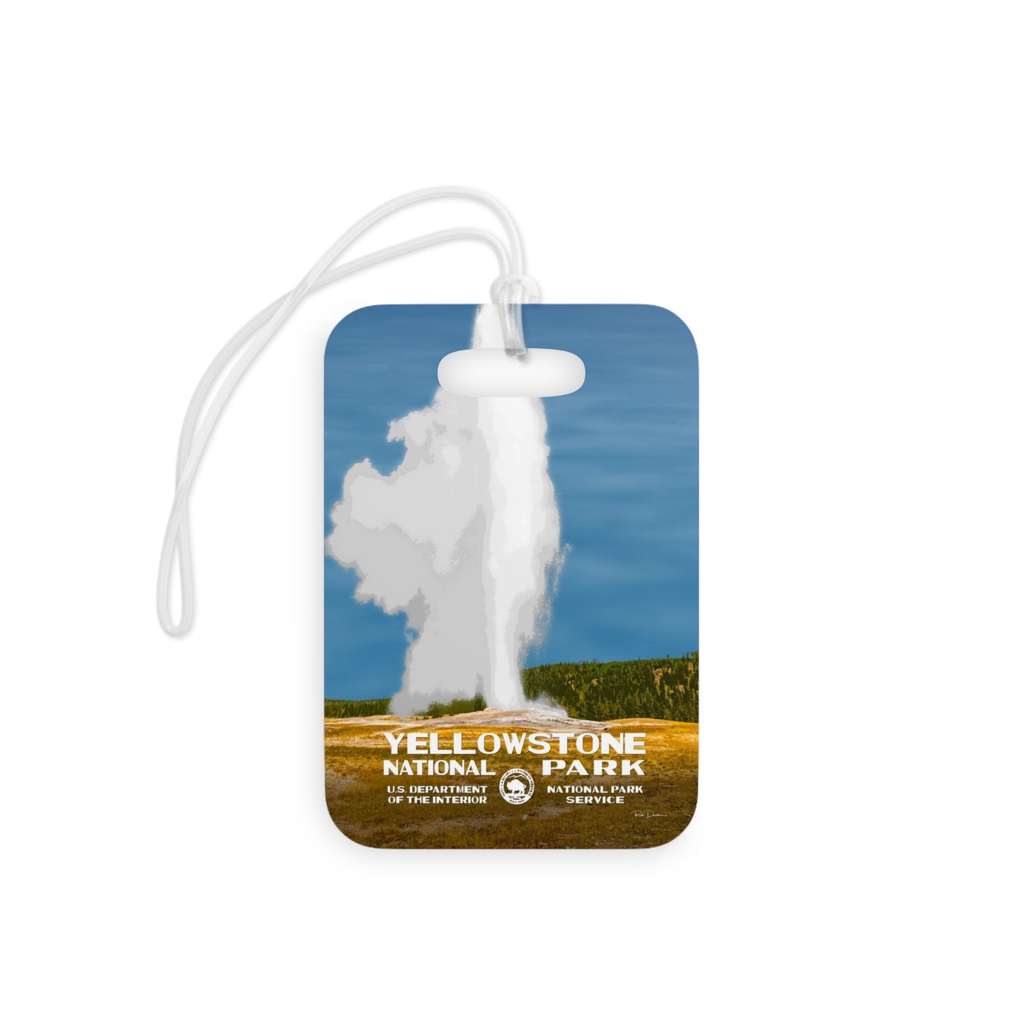 Yellowstone National Park (Old Faithful) Bag Tag