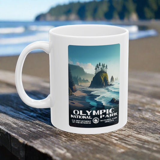 Olympic National Park (Ruby Beach) Ceramic Mug