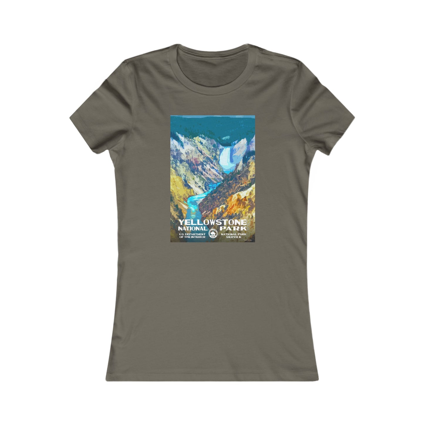 Yellowstone National Park (Lower Falls) Women's T-Shirt
