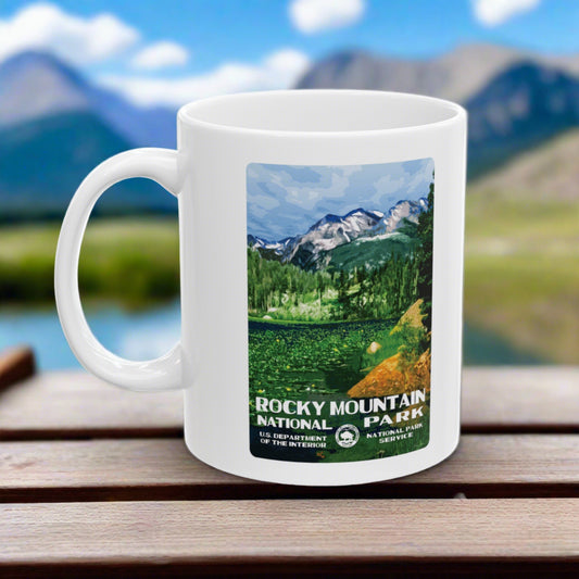 Rocky Mountain National Park (Cub Lake) Ceramic Mug