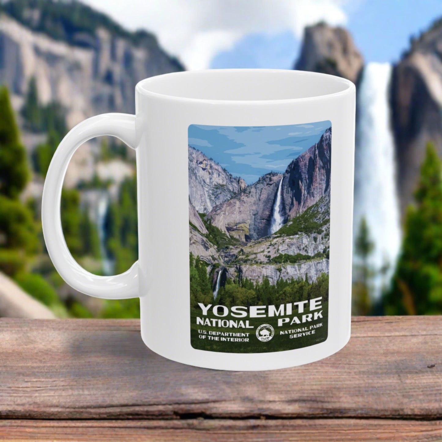 Yosemite National Park (Yosemite Falls) Ceramic Mug