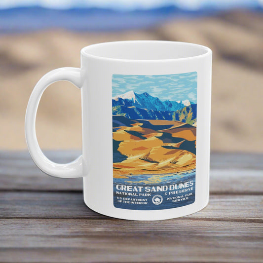 Great Sand Dunes National Park Ceramic Mug