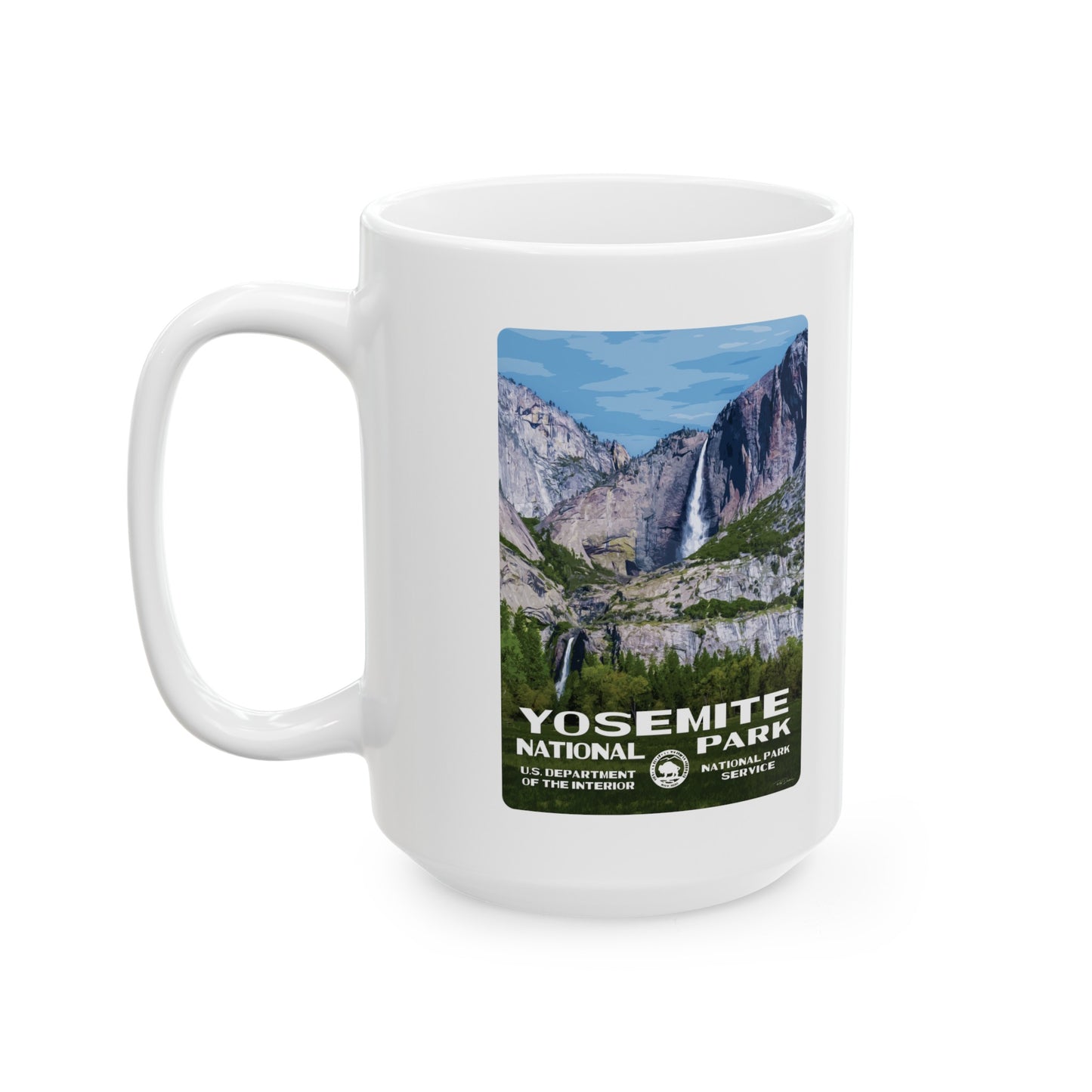 Yosemite National Park (Yosemite Falls) Ceramic Mug