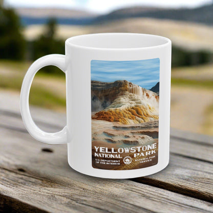 Yellowstone National Park (Mammoth Hot Springs) Ceramic Mug