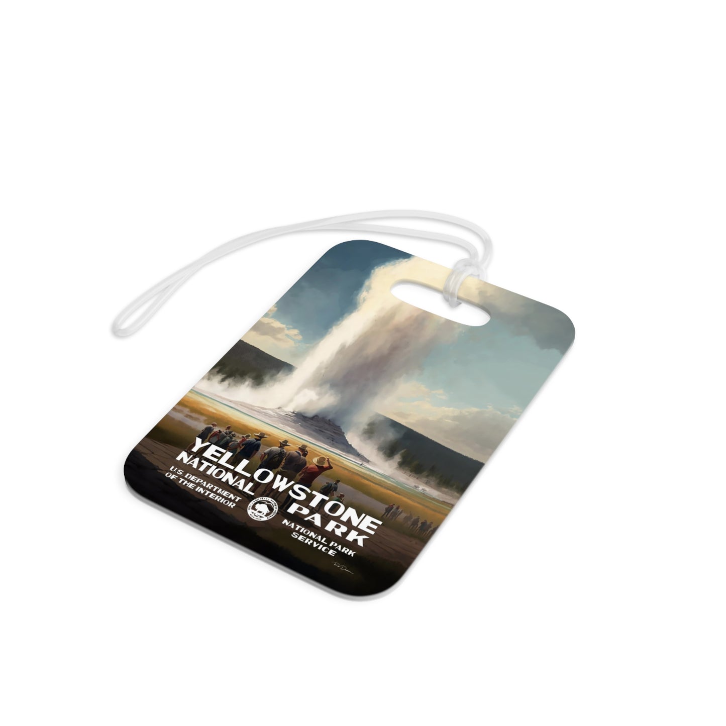 Yellowstone National Park, Old Faithful Bag Tag