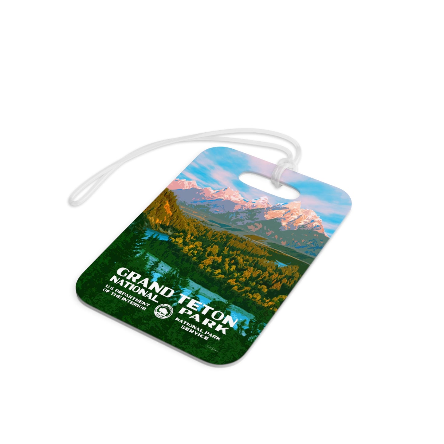 Grand Teton National Park, Snake River Bag Tag