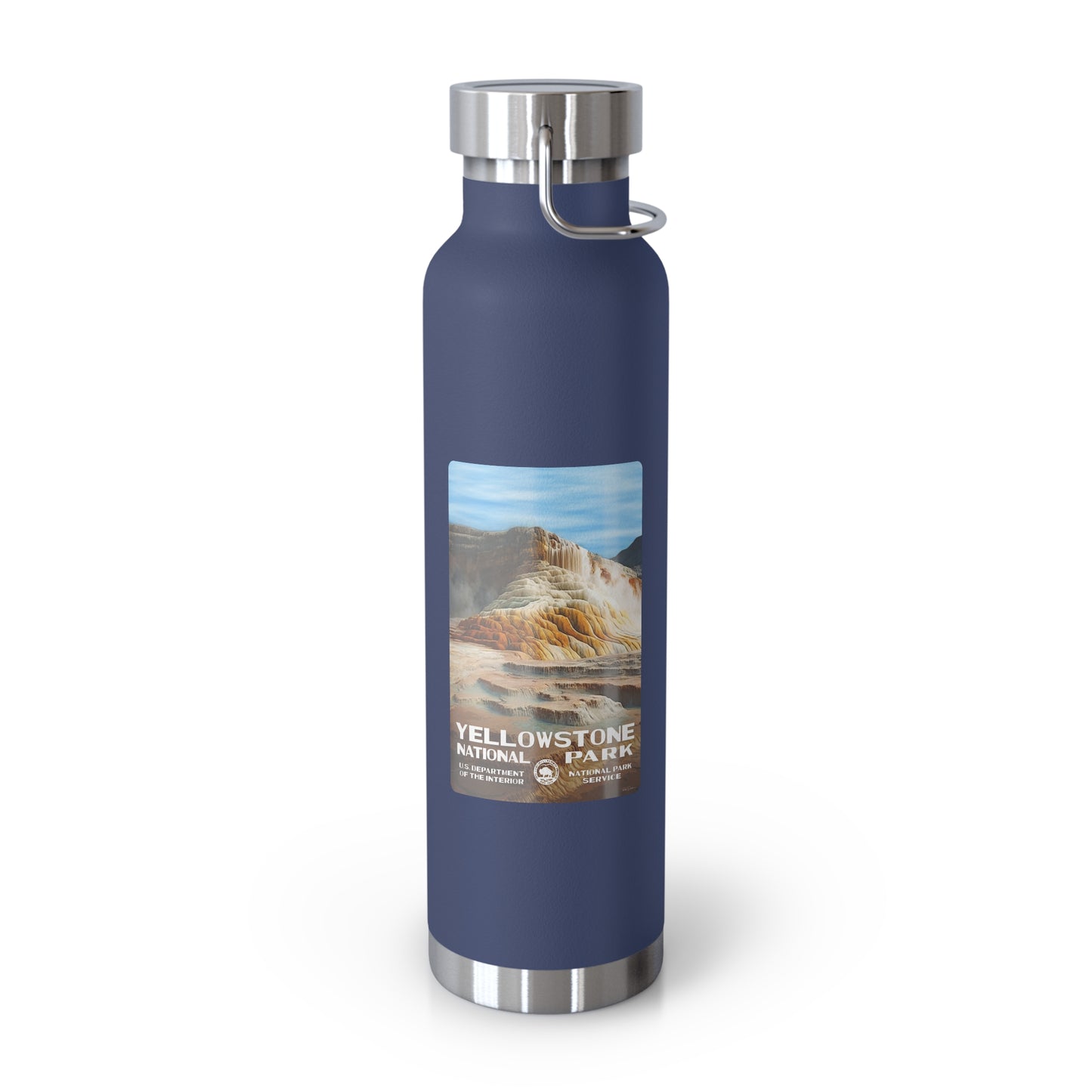 Yellowstone National Park (Mammoth Hot Springs) Water Bottle