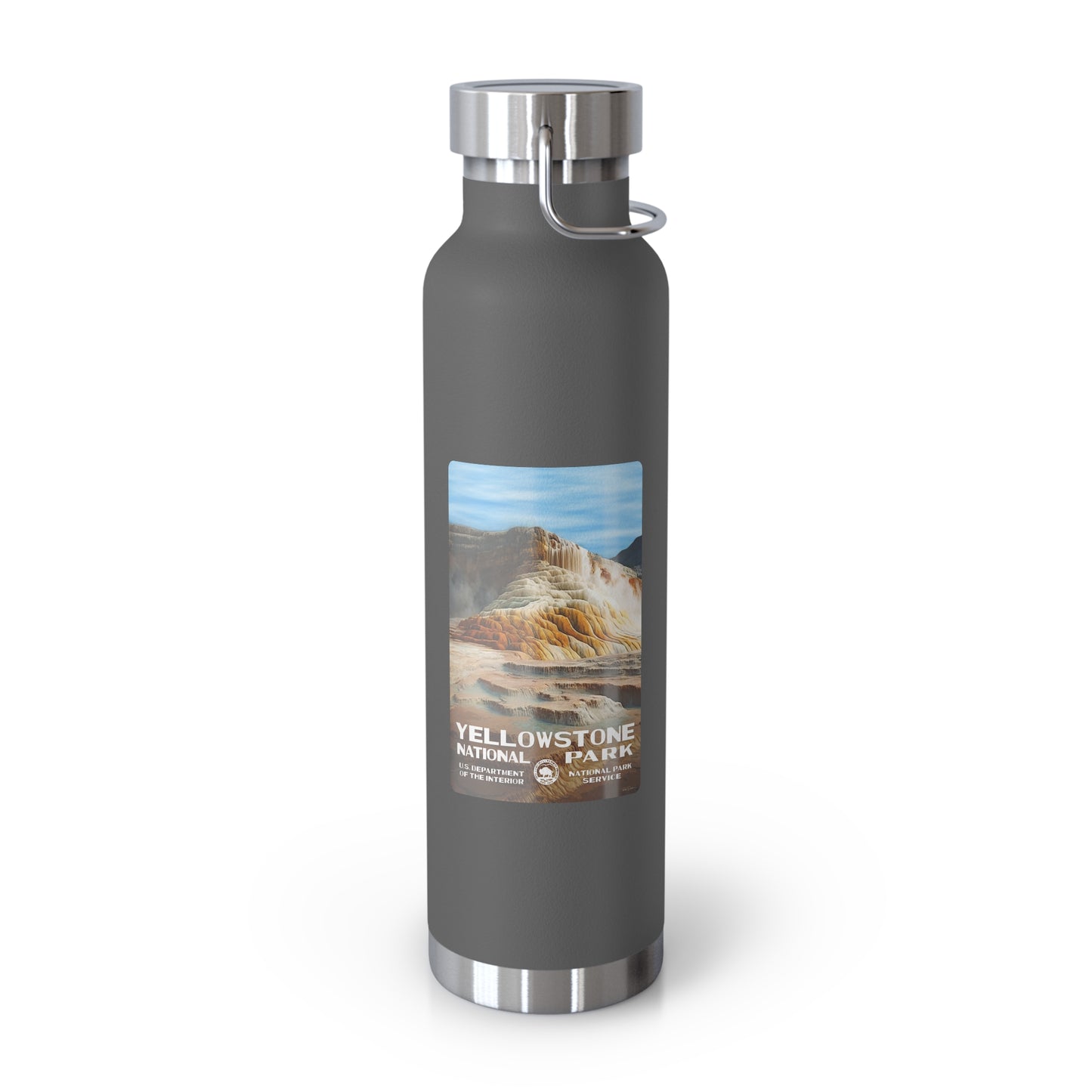 Yellowstone National Park (Mammoth Hot Springs) Water Bottle