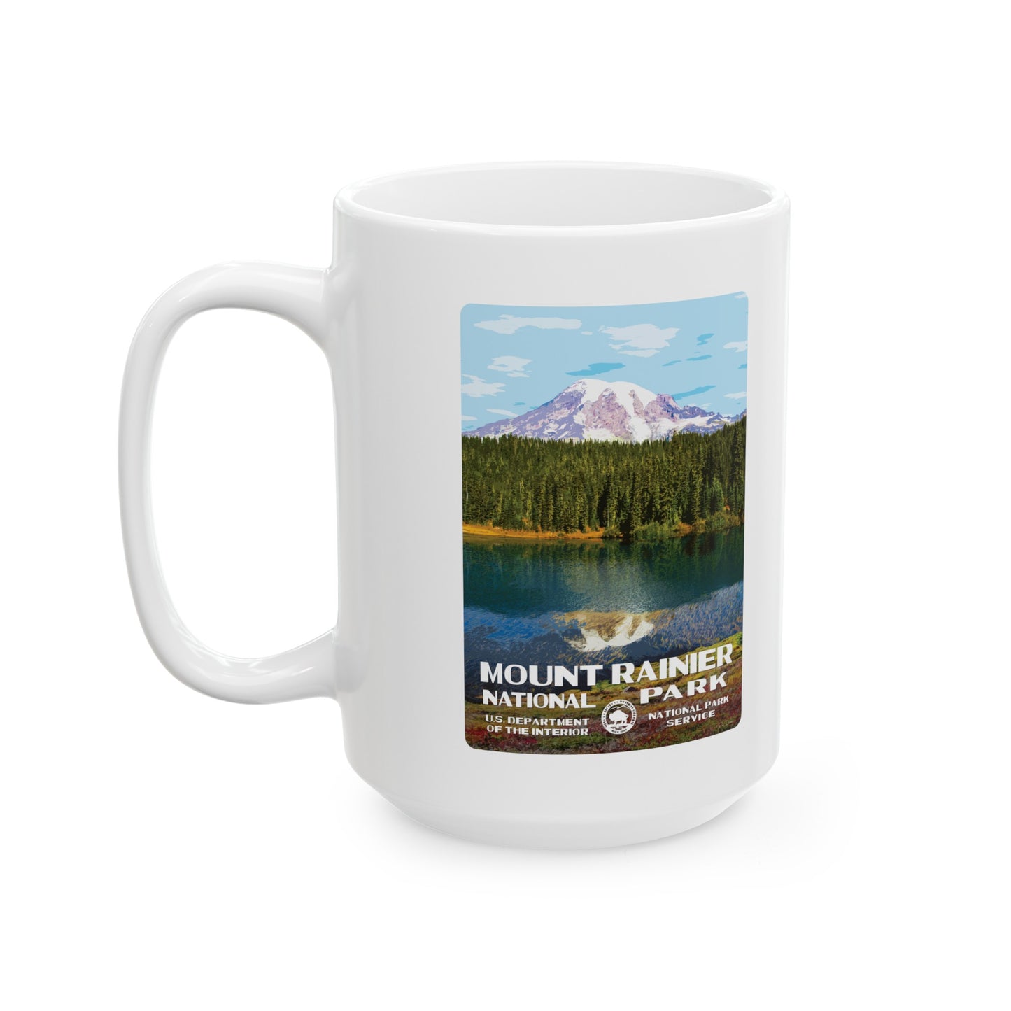 Mount Rainier National Park Ceramic Mug