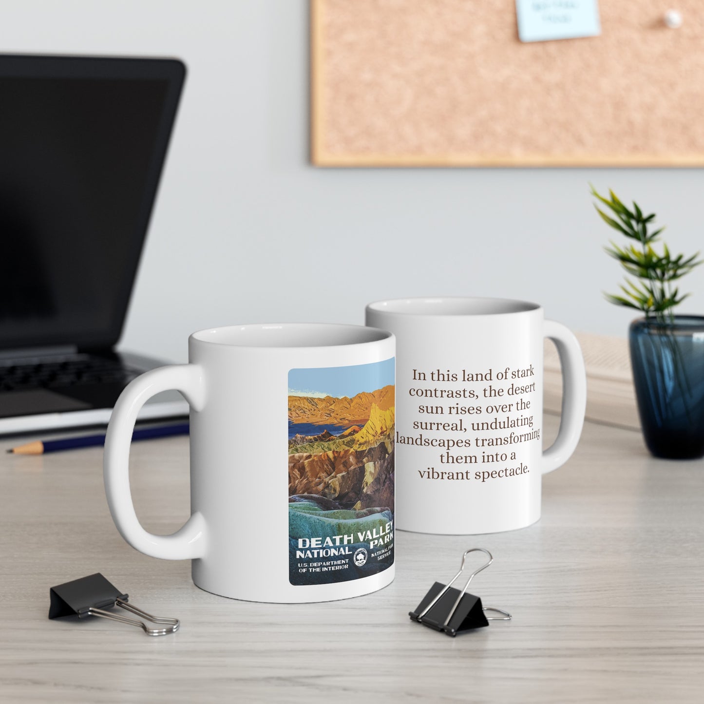 Death Valley National Park (Zabriskie Point) Ceramic Mug