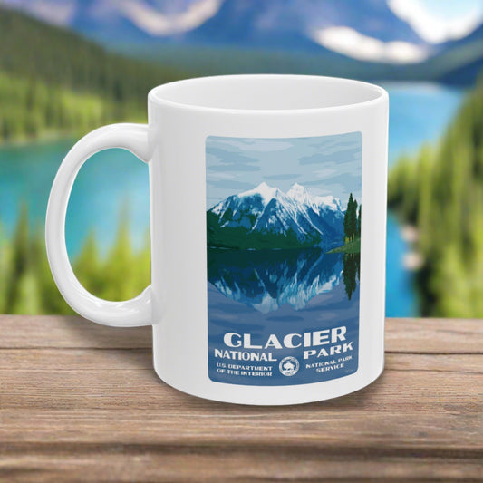 Glacier National Park Ceramic Mug