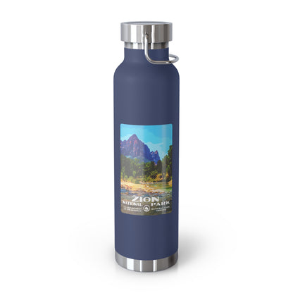 Zion National Park (The Watchman) Water Bottle