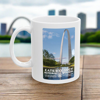 Gateway Arch National Park Ceramic Mug