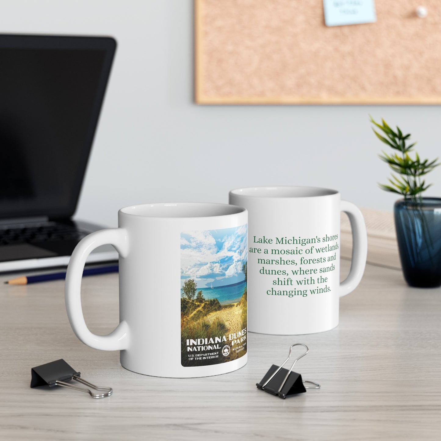 Indiana Dunes National Park Ceramic Mug