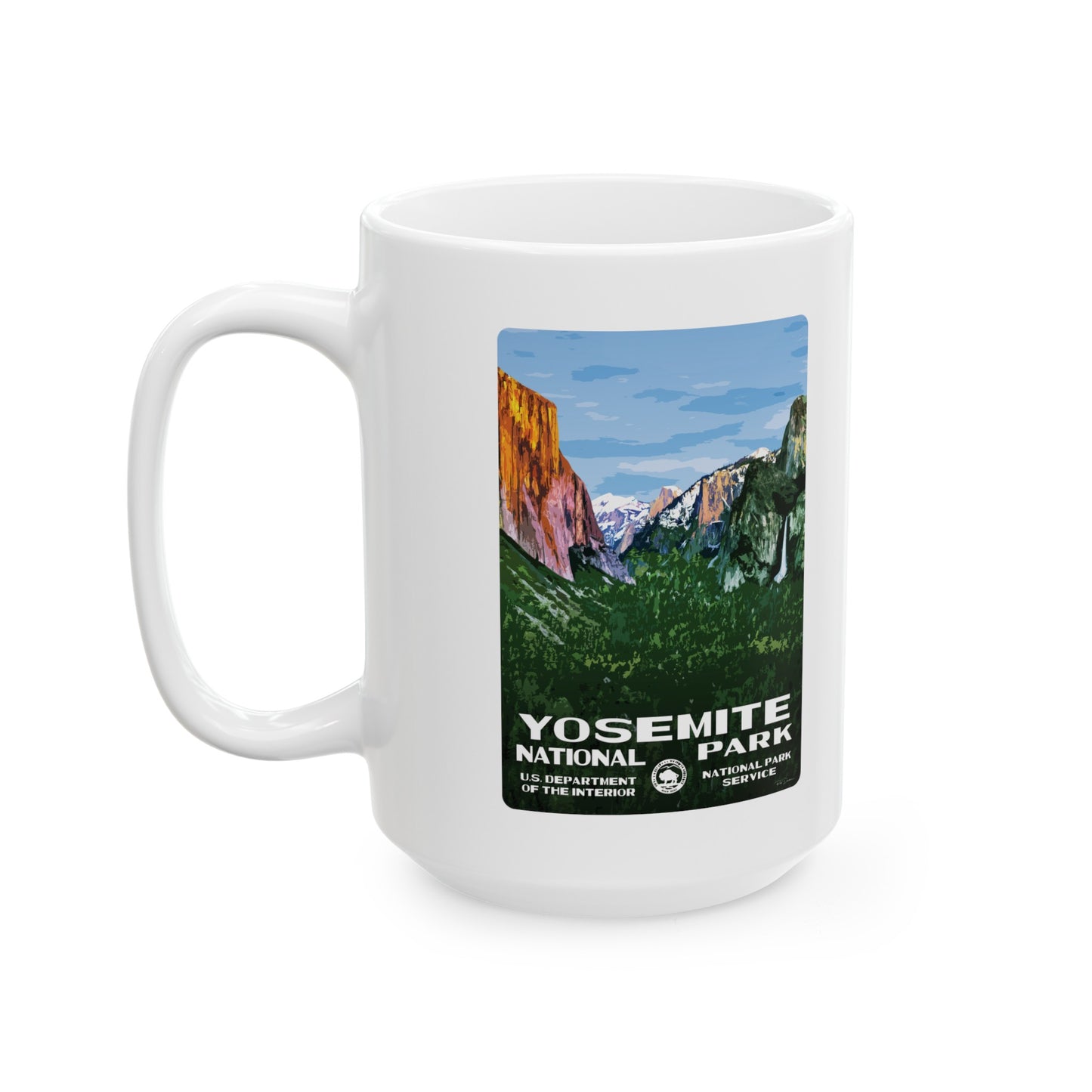 Yosemite National Park (Tunnel View) Ceramic Mug